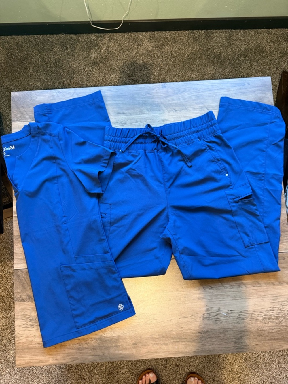 Uniform advantage, Easy Stretch, navy scrub set